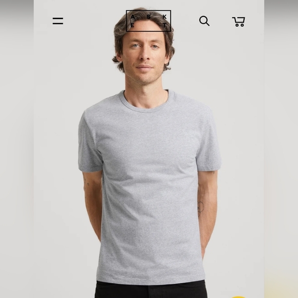 Asket t-shirt sz large short - Picture 5 of 5